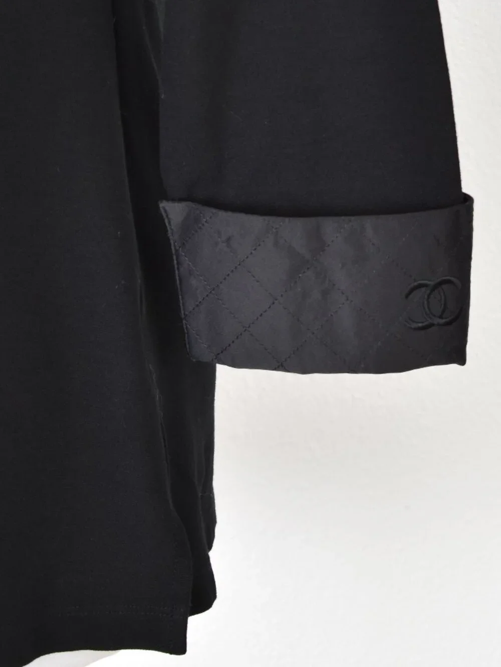 Chanel Logo Property Uniform Top Black - S